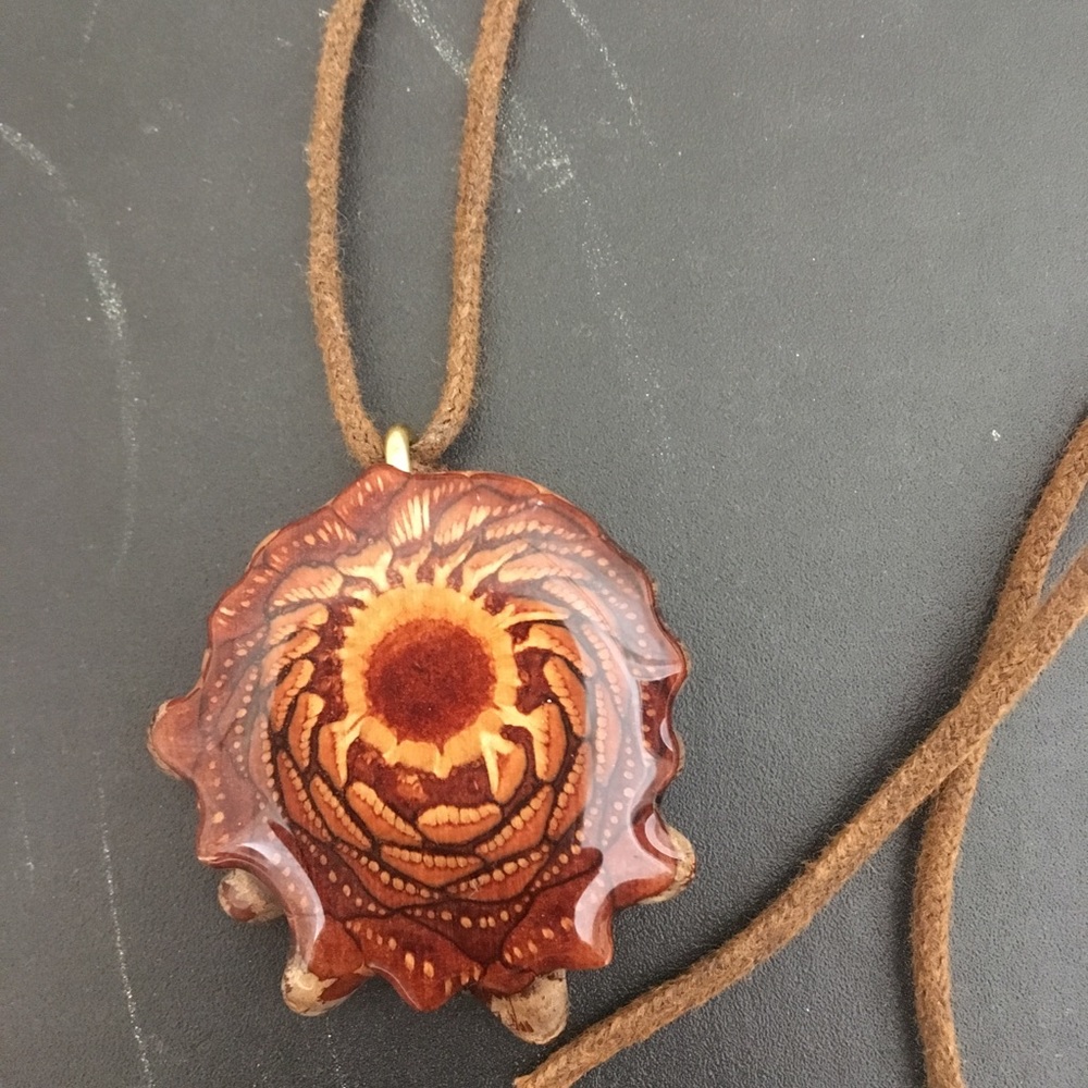 third eye pine cone pendant